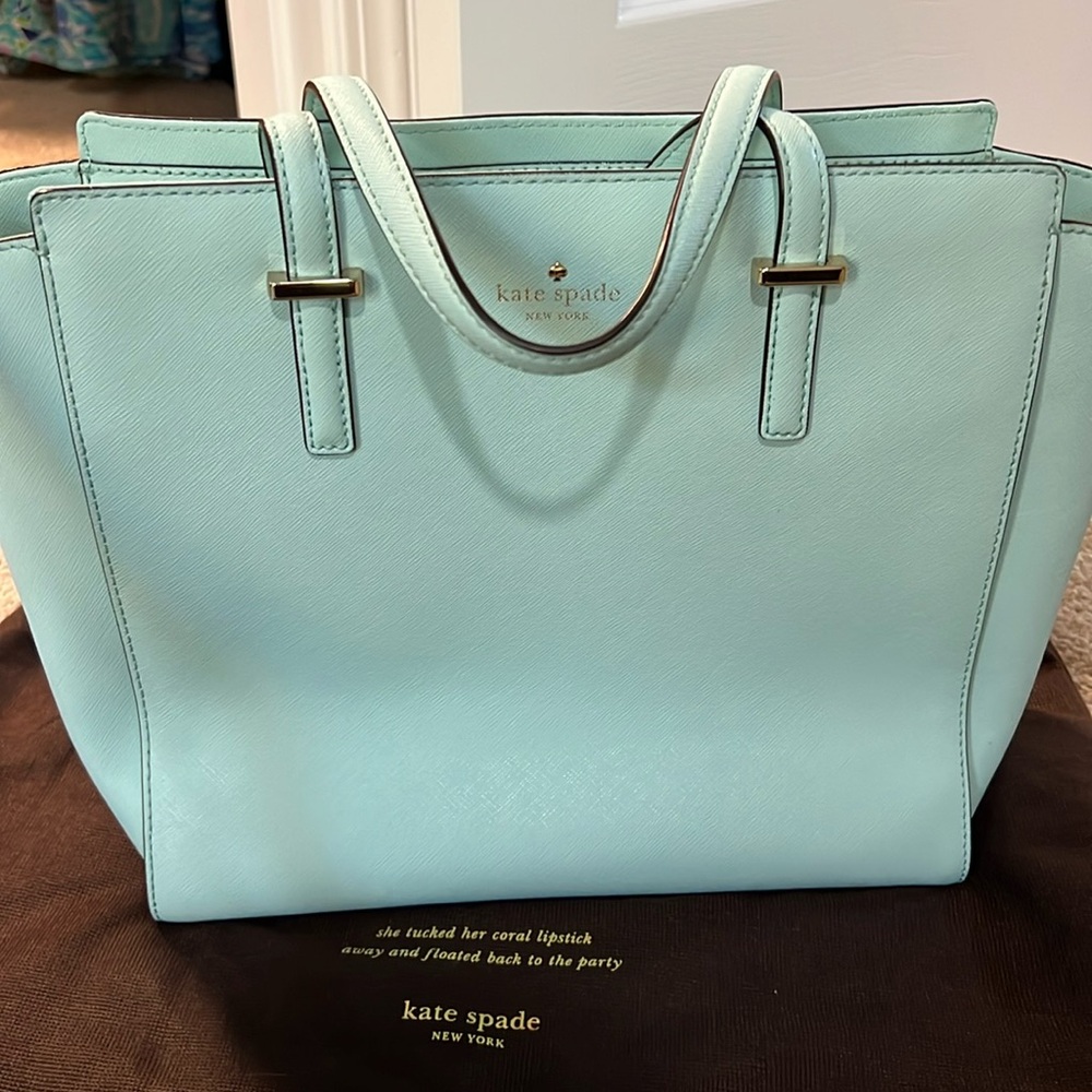 Kate Spade Robin Blue Hayden bag with matching wallet